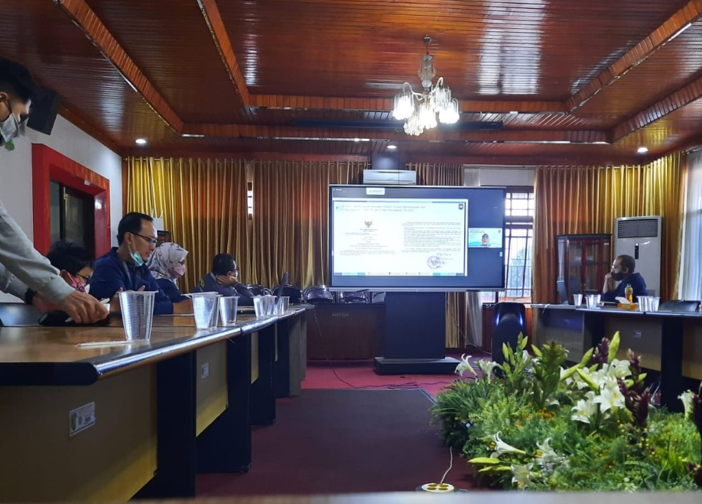 Ikuti Fasilitasi Rancangan Perkada RKPD yang digelar Provinsi, Bappeda Kabupaten Tabalong Paparkan Ranhir RKPD Tahun 2022