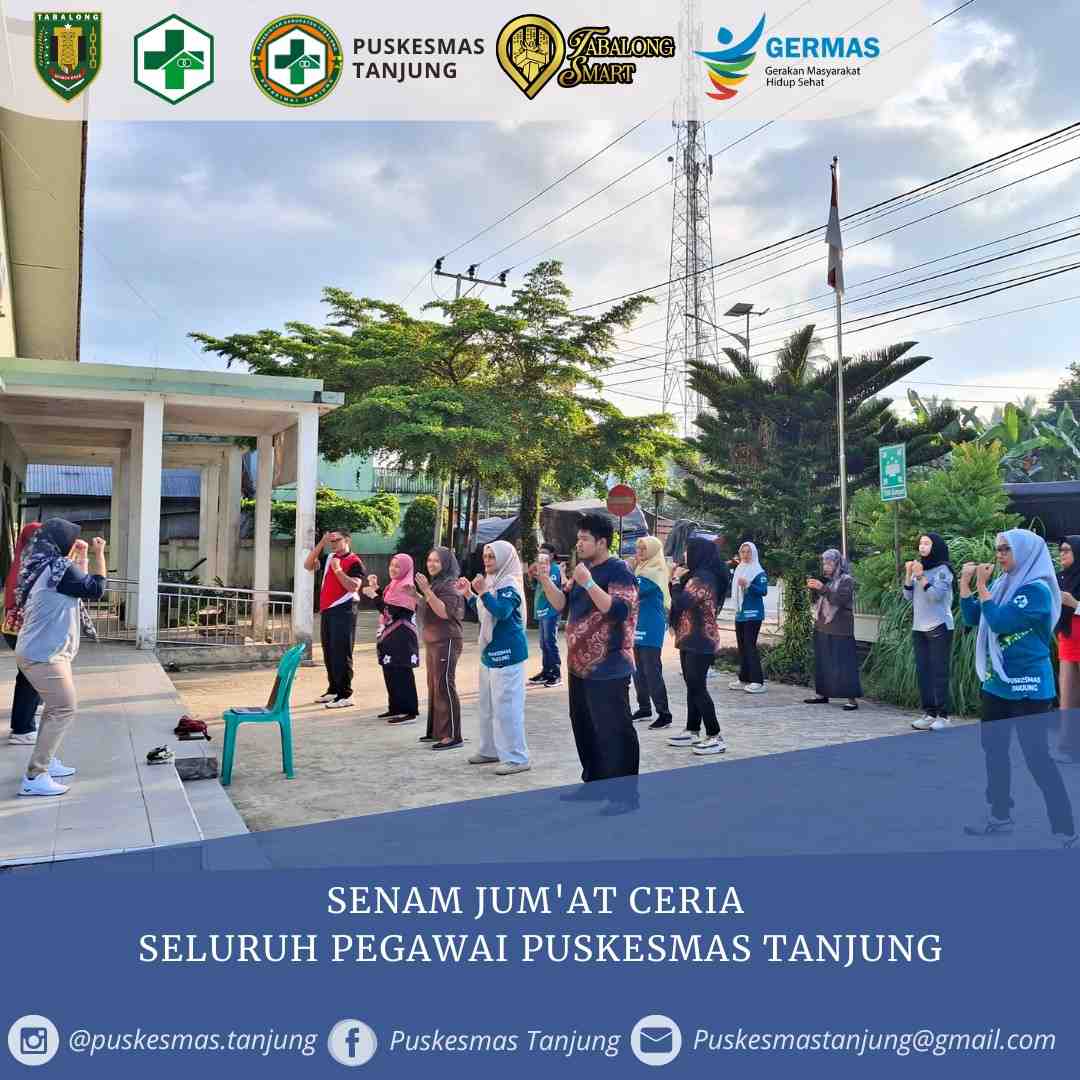 Senam Jum'at Rutin Oleh Seluruh Pegawai Puskesmas
