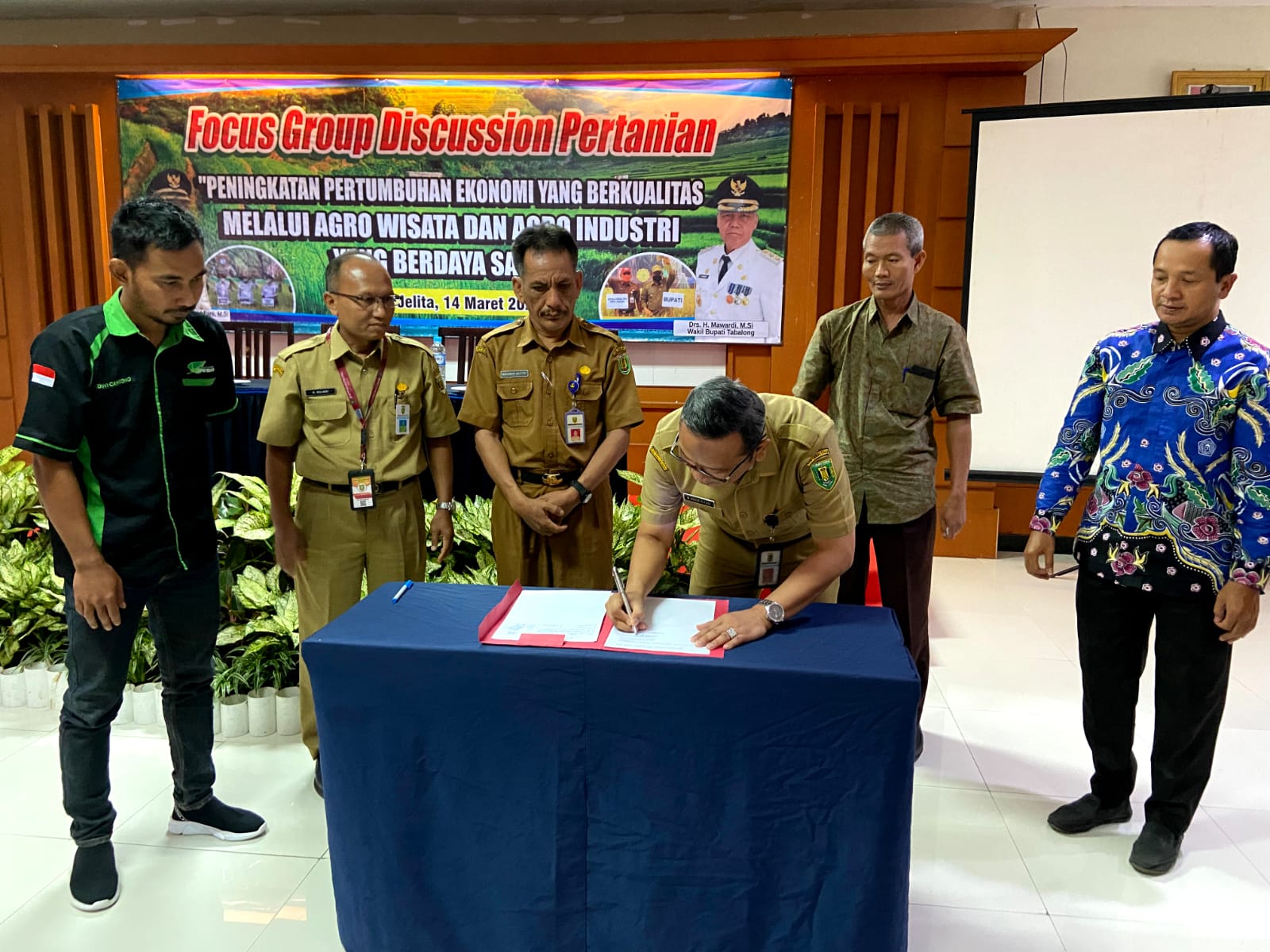 Jaring Aspirasi Insan Pertanian, Bappedalitbang Kabupaten Tabalong menyelenggarakan FGD Pertanian Tahun 2023