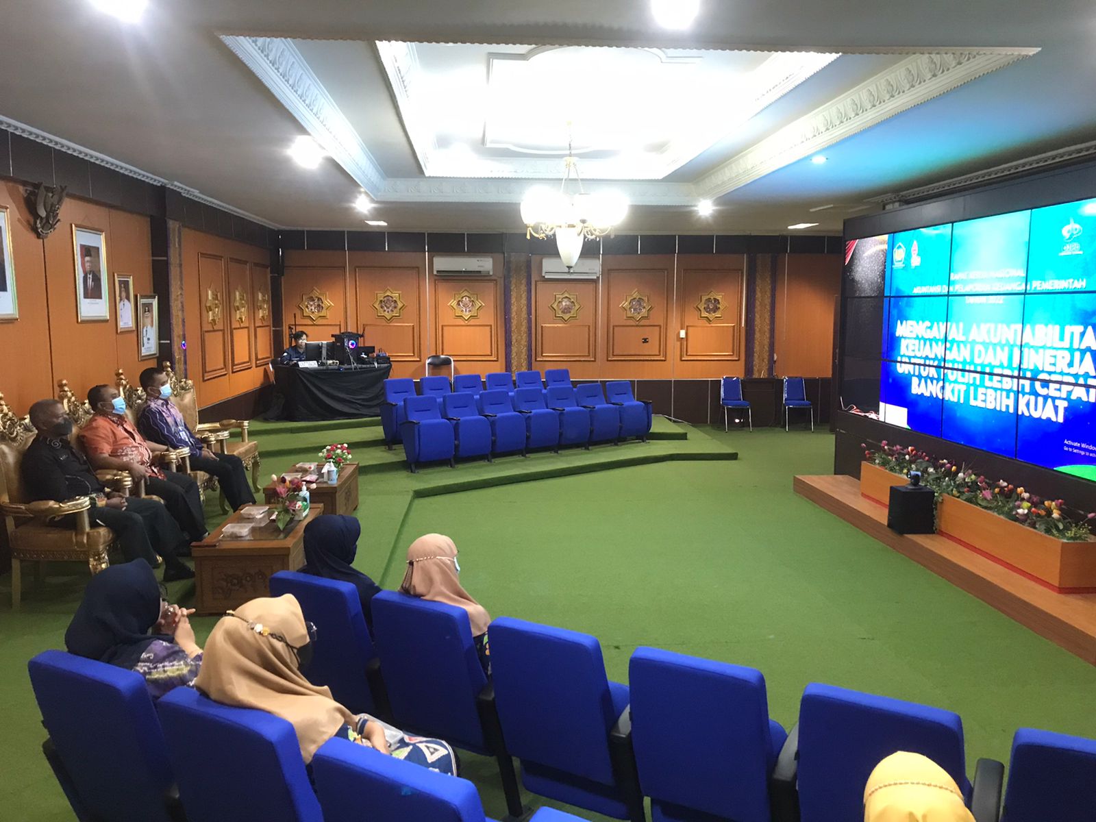 BPKAD ikuti Zoom Meeting Rakernas Akuntansi dan Pelaporan Keuangan Pemerintah Tahun 2022