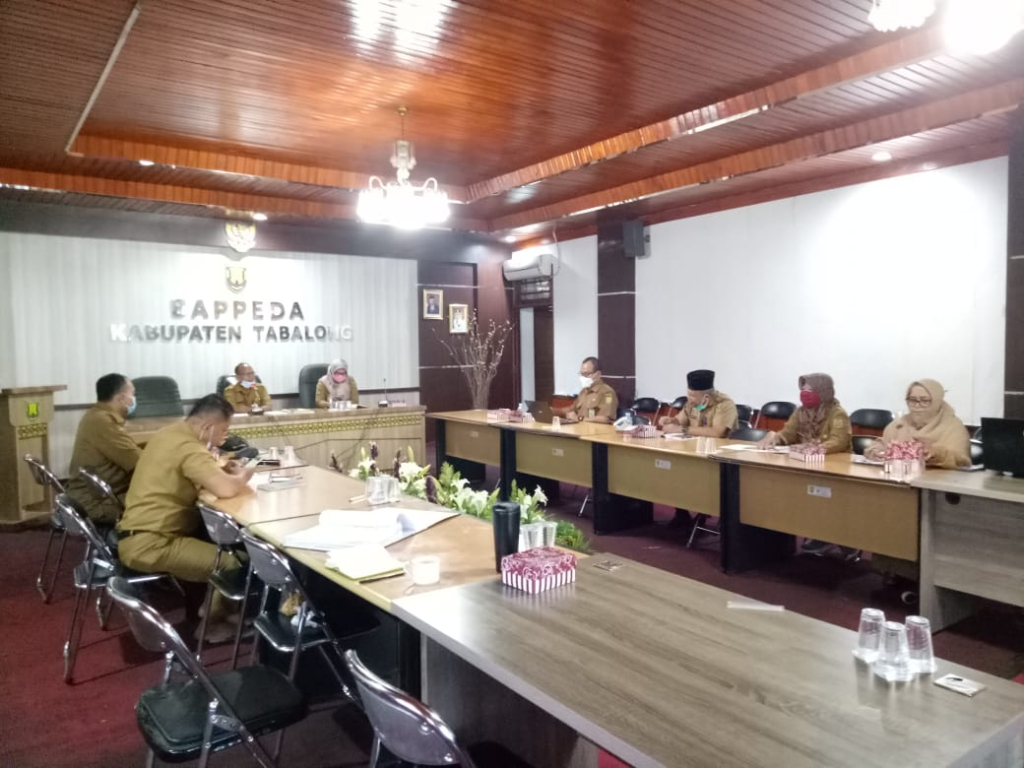 Bidang Ekonomi dan Infrastruktur Bersama SKPD Mitra Lakukan Evaluasi Kinerja Tahun 2020