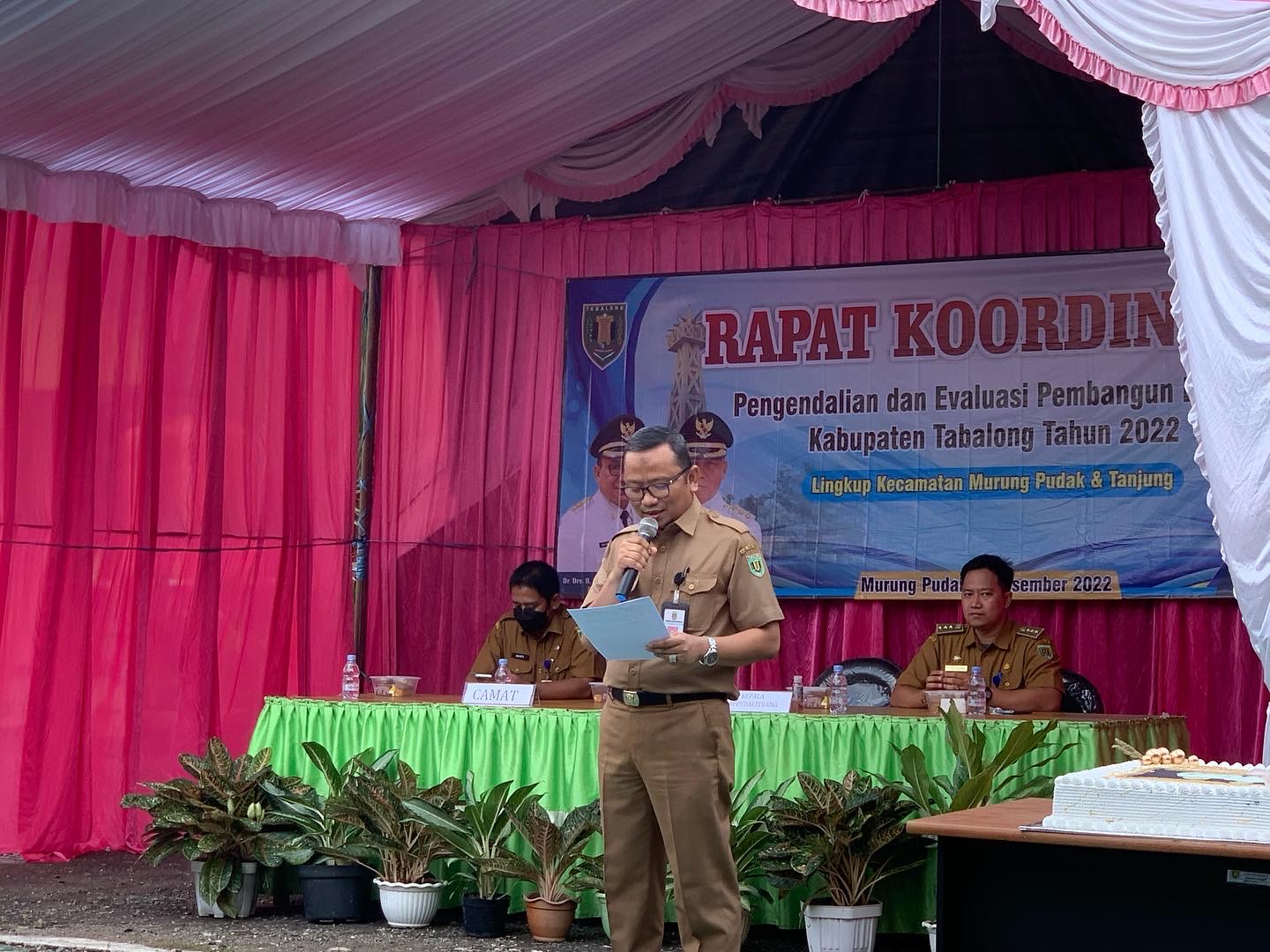 Wilayah Tengah Menjadi Penutup Acara Rakor Pengendalian Dan Evaluasi Pembangunan Daerah Kabupaten Tabalong Tahun 2022