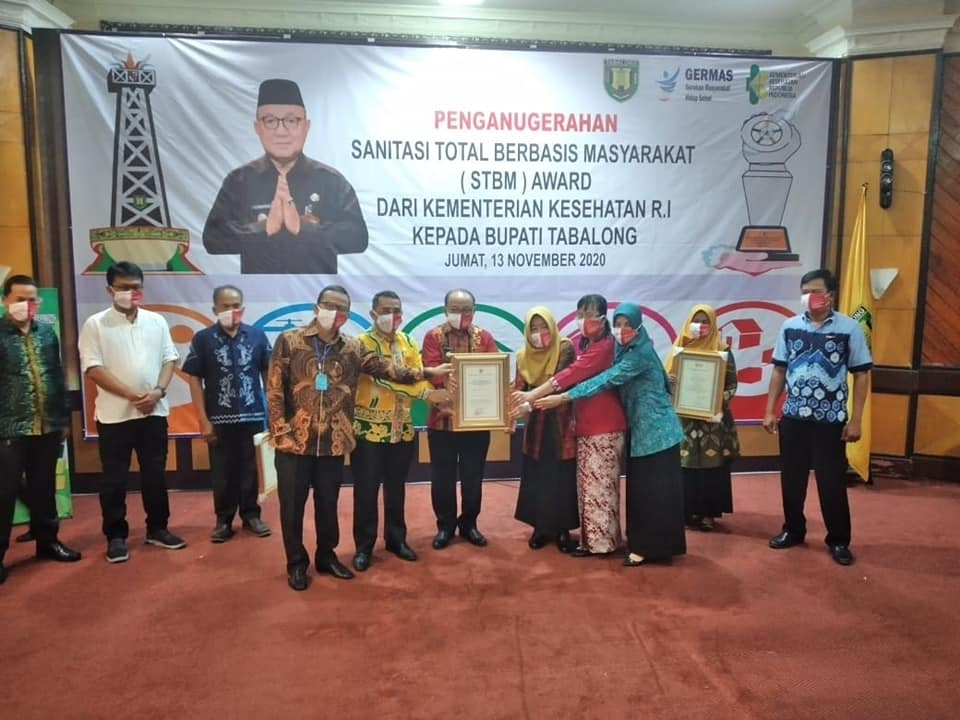 Tabalong Raih Penghargaan STBM Award 2020