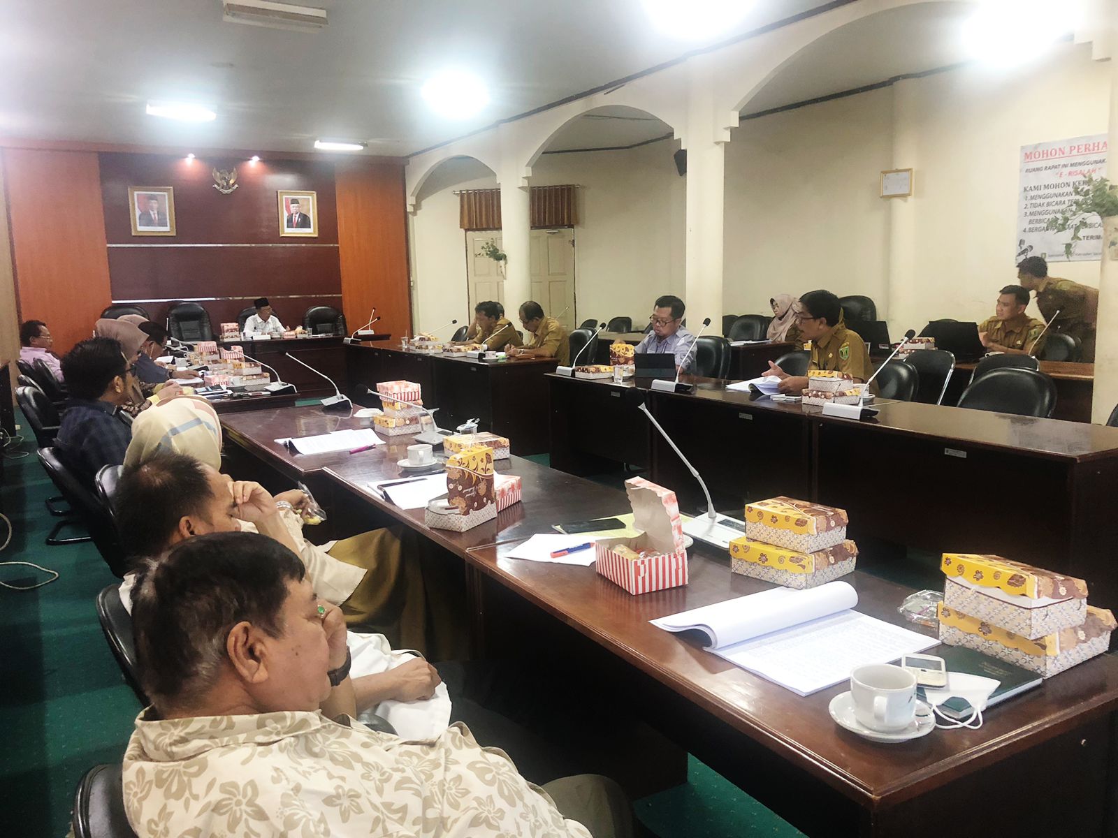 Rapat Kerja dengan Banggar DPRD Kab. Tabalong tentang hasil Evaluasi Raperda/Raperbup Perubahan APBD TA.2022