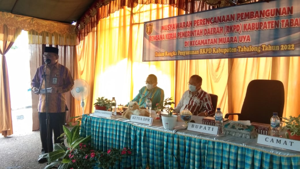 Musrenbang RKPD Di Kecamatan Muara Uya, Bupati Anang Ingatkan Setiap Desa Memiliki RPJMDes