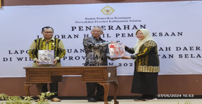 Tabalong Terima Opini WTP ke 10 dari LHP atas Audit LKPD TA 2023