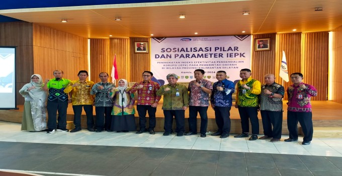 Inspektorat Ikuti Sosialisasi Peningkatan Indeks Efektivitas Pengendalian Korupsi (IEPK)