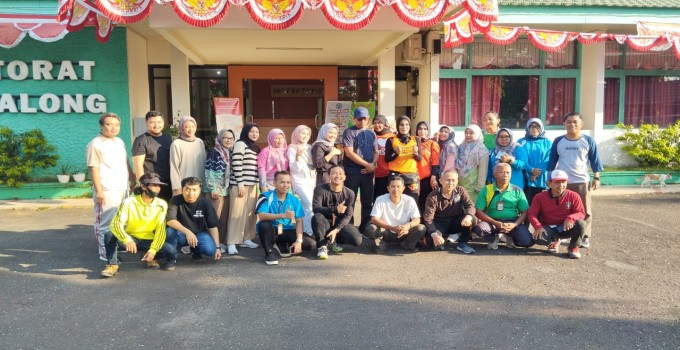 Senam Pagi di  Inspektorat Daerah Kab. Tabalong
