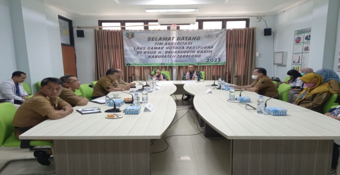 Akreditasi RSUD H. Badaruddin Kasim oleh TIm Lars Damar Husada Paripurna