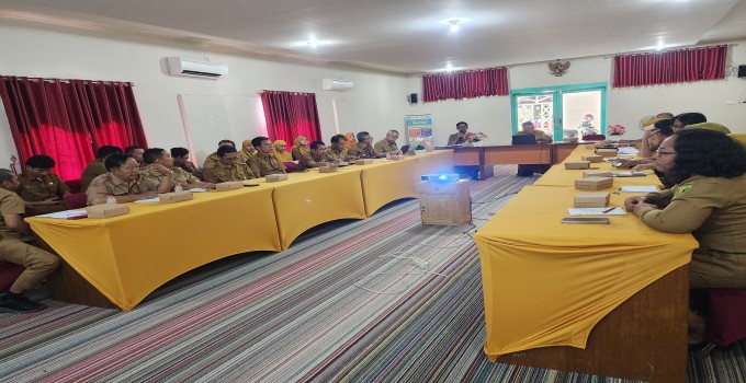 Inspektorat Melaksanakan Rapat Evaluasi Kinerja Triwulan 1