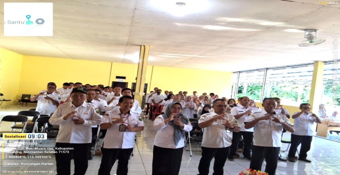 Sosialiasi Peraturan Perundang-undangan Pengelolaan Keuangan Desa bagi Kepala Desa dan Perangkatnya se Kecamatan Muara Uya