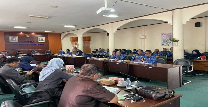 Rapat penyusunan Raperda Pertanggungjawaban APBD 2022