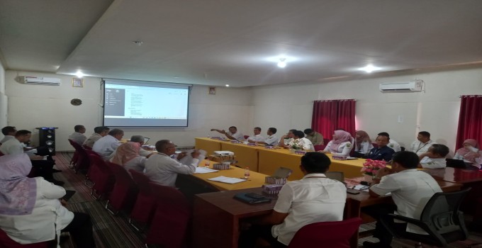 Inspektorat Laksanakan Rakor MCP Triwulan 2