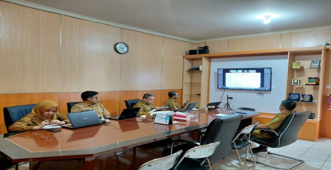 Inspektorat Tabalong ikuti Rakor Evaluasi Pencegahan Korupsi melalui Upaya Pengamanan Aset PSU di Provinsi Kalimantan Selatan