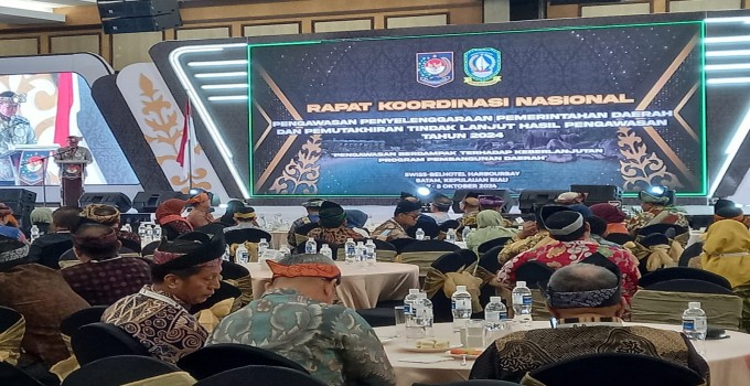 Rapat Koordinasi Nasional Pengawasan Penyelenggaraan Pemerintahan Daerah dan Pemutakhiran Tindak Lanjut Hasil Pengawasan tahun 2024