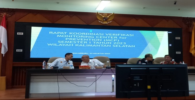 Rakor Verifikasi MCP Semester I Tahun 2023