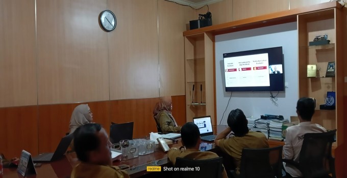 Inspektorat Tabalong ikuti Kick of meeting evaluasi AKIP dan ZI tahun 2024