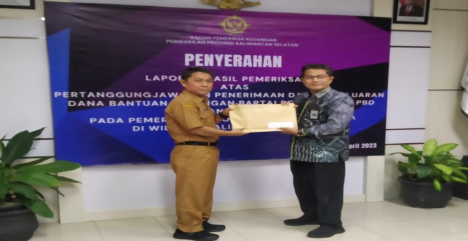 BPK RI serahkan LHP Bantuan Parpol TA 2022