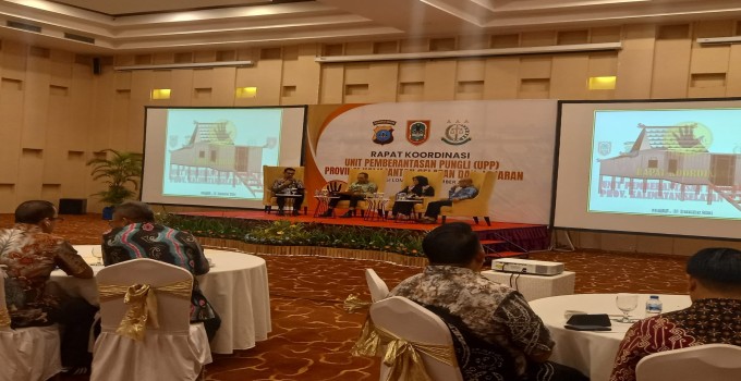 Rakor Unit Pemberantasan Pungli (UPP) Provinsi Kalimantan Selatan dan Jajaran