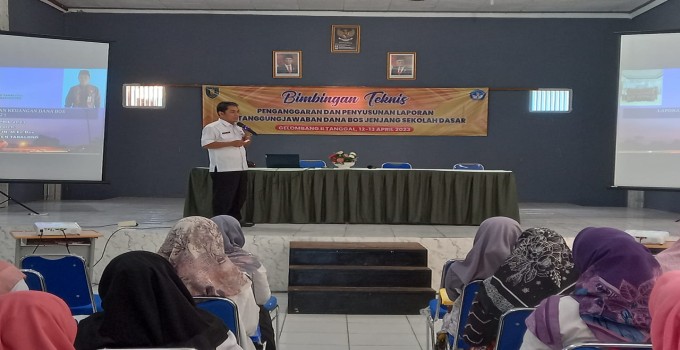 Bimbingan Teknis Penganggaran dan Penyusunan Laporan Pertanggungjawaban Dana BOS jenjang SD