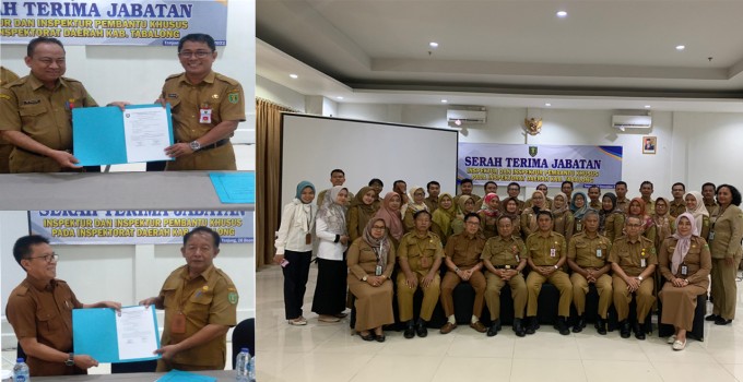 Serah Terima Jabatan Inspektur dan Inspektur Pembantu Khusus