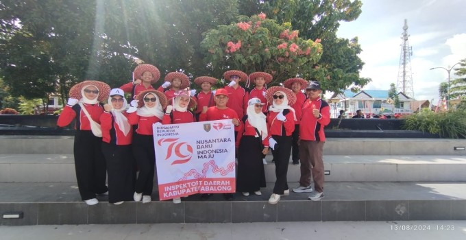 Inspektorat Ikuti kegiatan Napak Tilas dalam rangka HUT Republik Indonesia ke 79