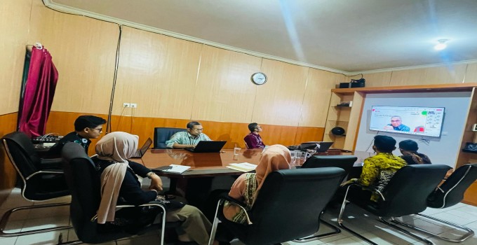 Inspektorat ikuti kegiatan Kick Off Metting Pelaksanaan SPI tahun 2025 dan Tindak Lanjut Hasil SPI tahun 2024 melalui zoom meeting