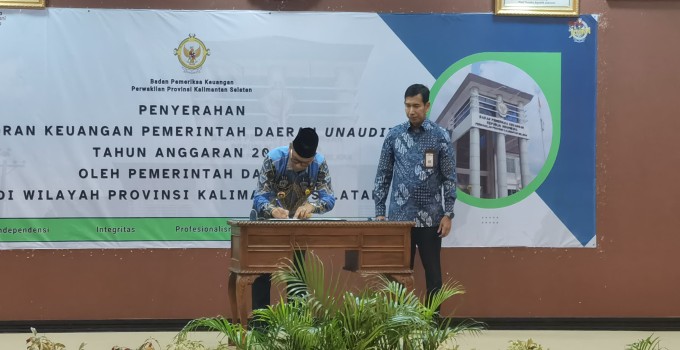 Bupati Tabalong sampaikan LKPD ( Unaudited ) Tahun 2024