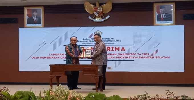 Bupati Tabalong sampaikan LKPD unaudited Ta 2022 kepada BPK Perwakilan Kalsel
