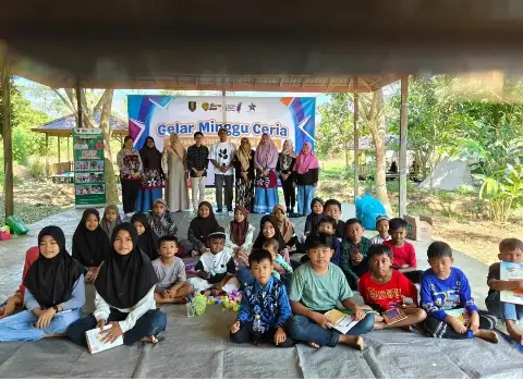 Minggu Ceria Di Objek Wisata Riam Bidadari Desa Lumbang Kec. Muara Uya