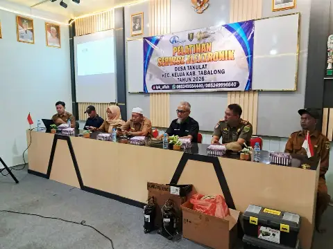Pelatihan Service Elektronik Di Desa Takulat Kecamatan Kelua