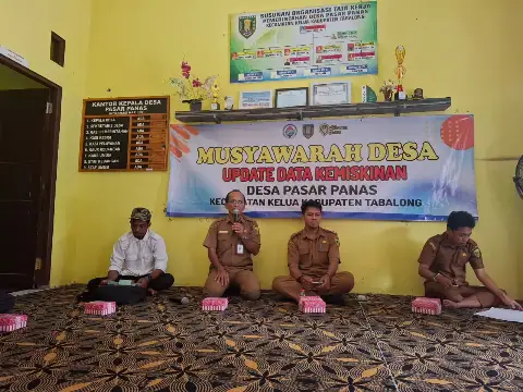 Musyawarah Desa Di Desa Pasar Panas Kecamatan Kelua