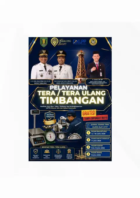 Pelayanan Tera/Tera Ulang Timbangan 