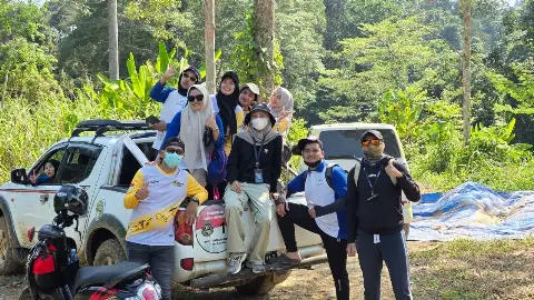 Pelayanan Home Care Puskesmas Muara Uya ke Desa Salikung