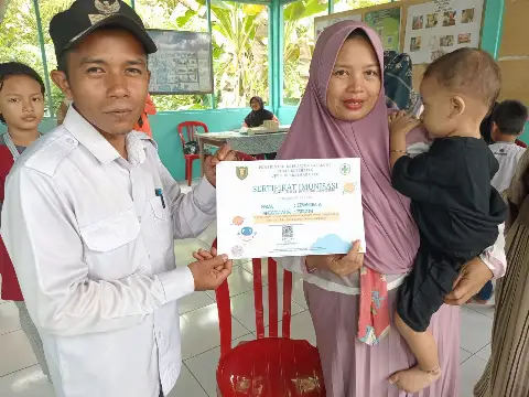 Sertifikat Imunisasi Bagi Anak 