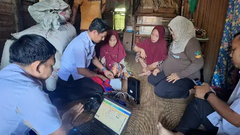 Pelaksanaan Jemput bola (melati intan) di Kecamatan Kelua