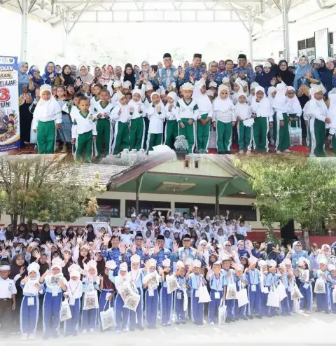 Bupati Tabalong Tinjau MPLS di Kambitin, Wujudkan Pendidikan Berkualitas dan Berkarakter Sejak Dini