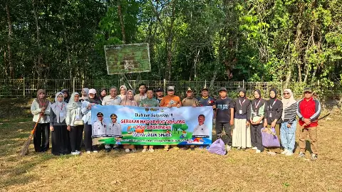GEMAJALIN Digelar di SMPN 1 Muara Harus, Wujud Gotong Royong Persiapan Lomba UKS Tingkat Kabupaten Tabalong