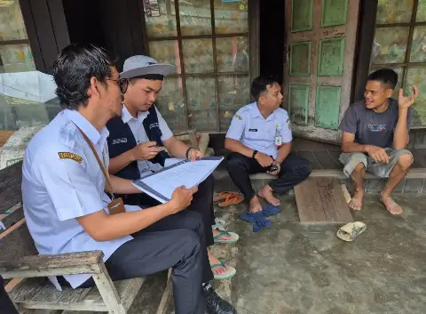 Bapenda Tabalong dan Samsat Tanjung Lakukan Pendataan PKB, Optimalkan Opsen Pajak Daerah