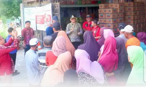 Bupati Tabalong Sidak Distribusi LPG Subsidi 3 Kilogram di Kelurahan Hikun