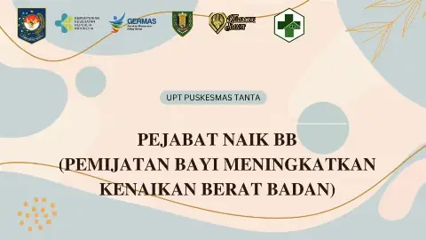 UPT Puskesmas Tanta membuka layanan Pijat Bayi