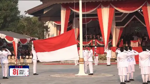 Upacara Penurunan Bendera HUT RI ke-81 di Tabalong Berlangsung Khidmat, Paskibraka Tuntaskan Tugas