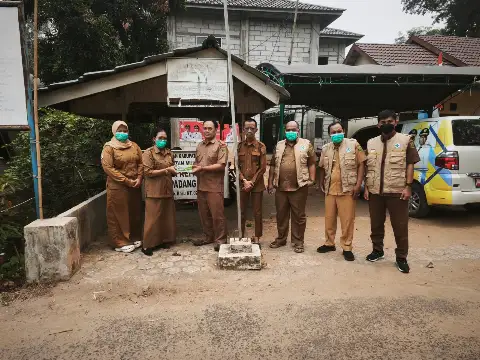 Himbauan dari puskesmas muara harus untuk waspada asap akibat kebakaran hutan