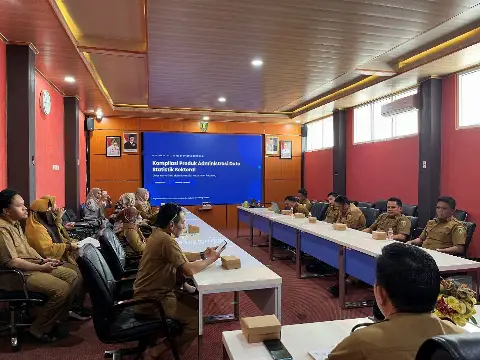 Diskominfo Tabalong Bahas Perencanaan Kegiatan Statistik, Evaluasi Portal Data Daerah, dan Pemanfaatan DTSEN