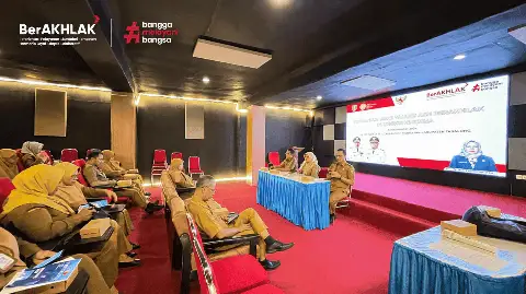 DISPERSIP Tabalong Gelar Sosialisasi Core Values ASN BerAKHLAK dan Budaya Kerja