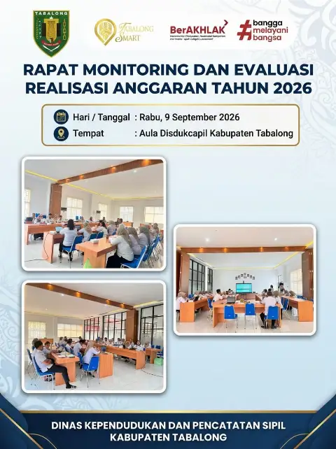 Rapat Monitoring dan Evaluasi Realisasi Anggaran Tahun 2026