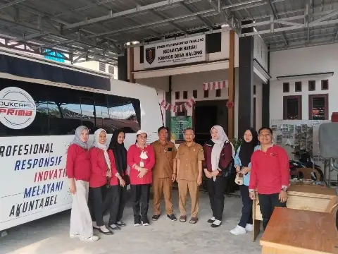 Jemput bola di Desa Halong, Kecamatan Haruai