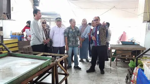 Pasca Kerusakan, Komisi II DPRD Tabalong Cek Kondisi Pasar Kapar