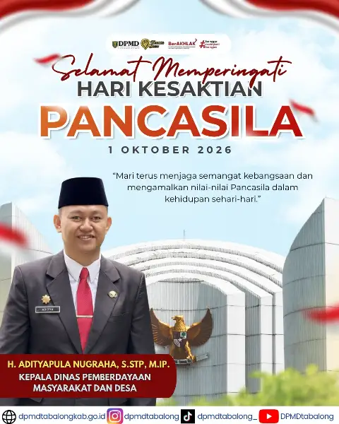 "Memperingati Hari Kesaktian Pancasila 2026: Dinas Pemberdayaan Masyarakat dan Desa Kabupaten Tabalong Perkokoh Komitmen Pelayanan dan Integritas"