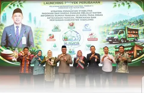 Bupati Tabalong Hadiri Sosialisasi Stabilitas Pangan Sekaligus Peluncuran Sistem Informasi Rumah Pangan (SI RUPA)